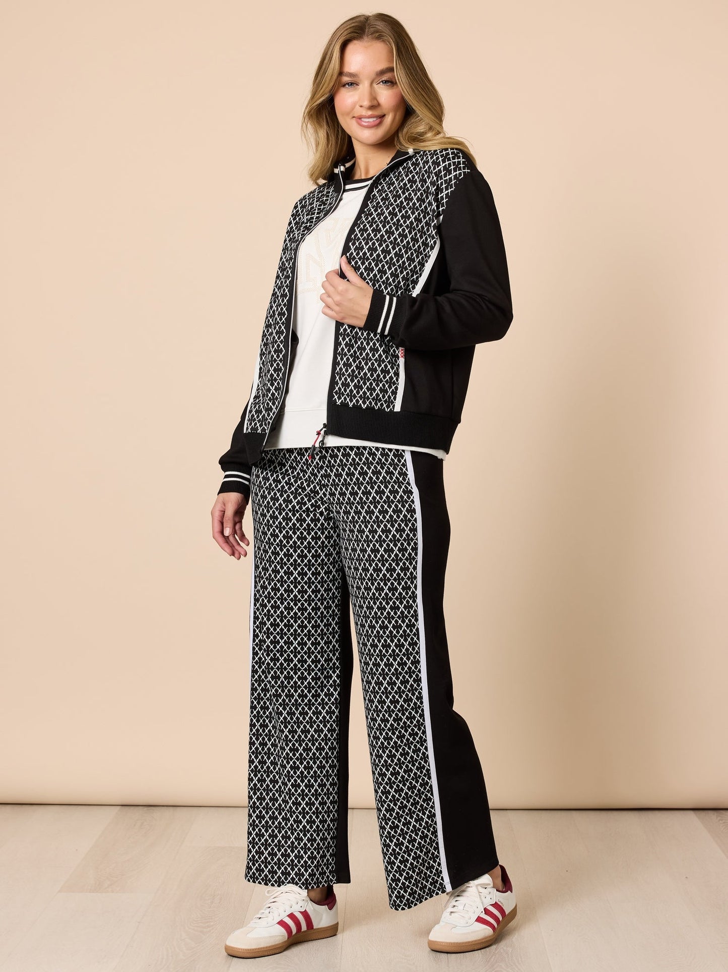 Threadz Empire Spliced Pant (Black/Ivory)