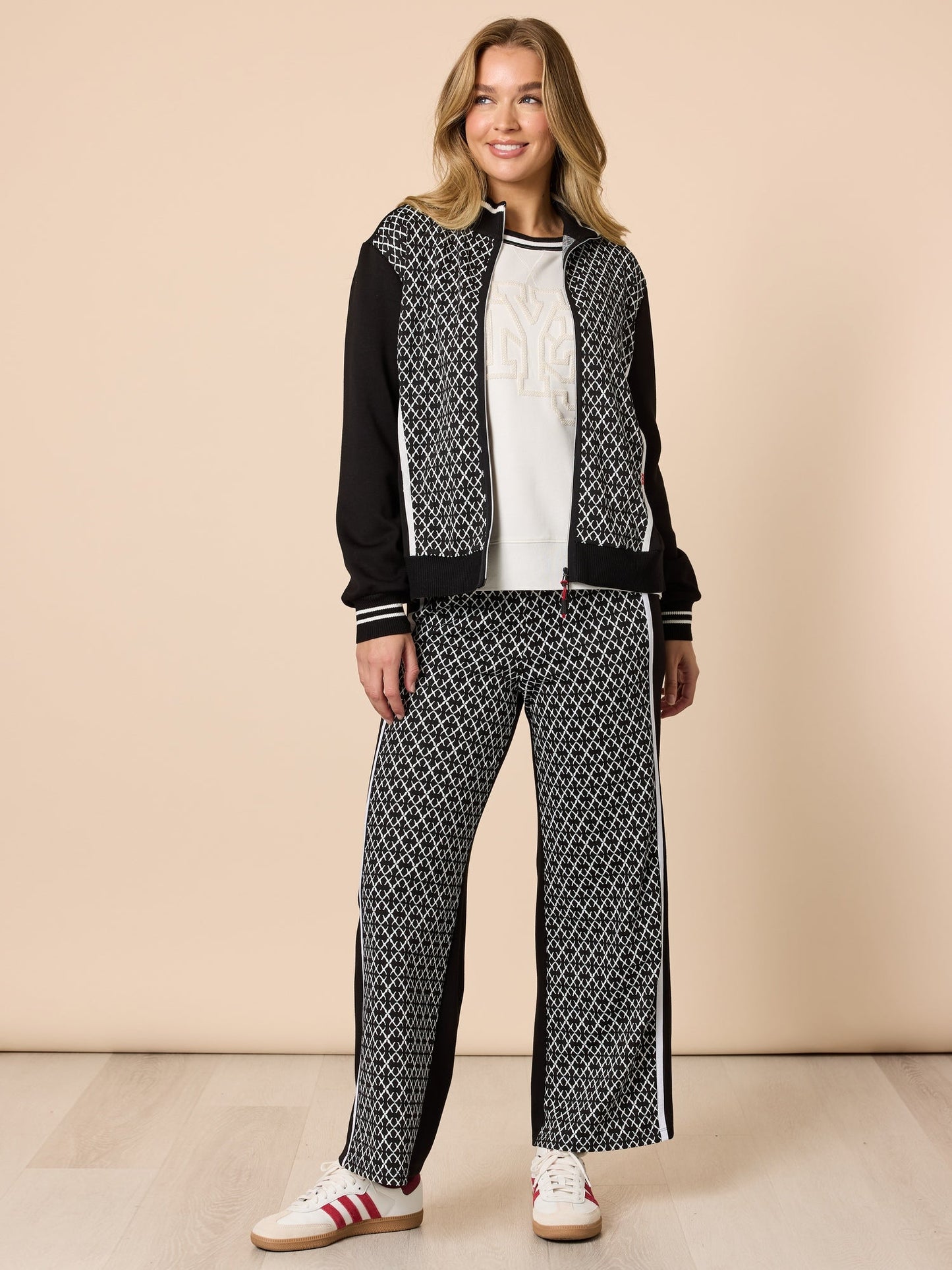 Threadz Empire Spliced Jacket (Black/Ivory)