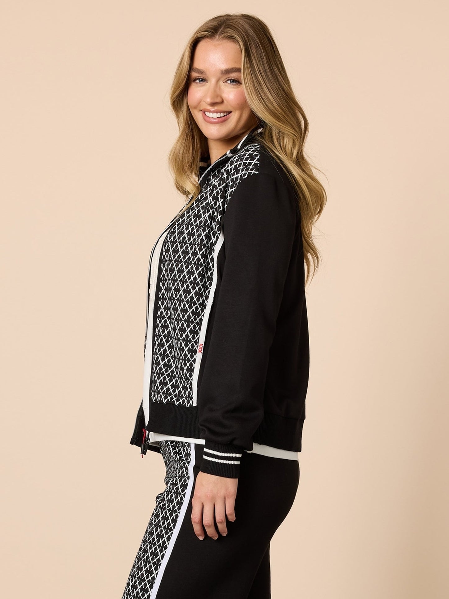 Threadz Empire Spliced Jacket (Black/Ivory)