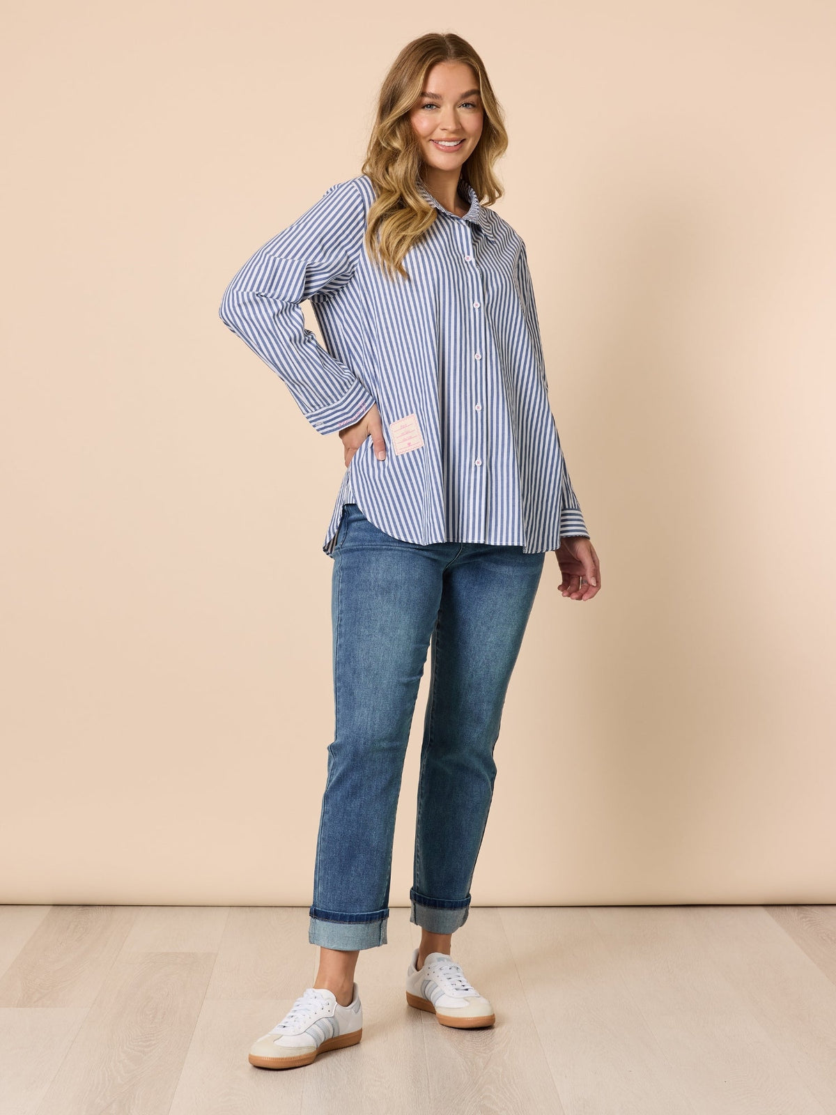 Threadz Liberty Stripe Shirt (Blue/White)