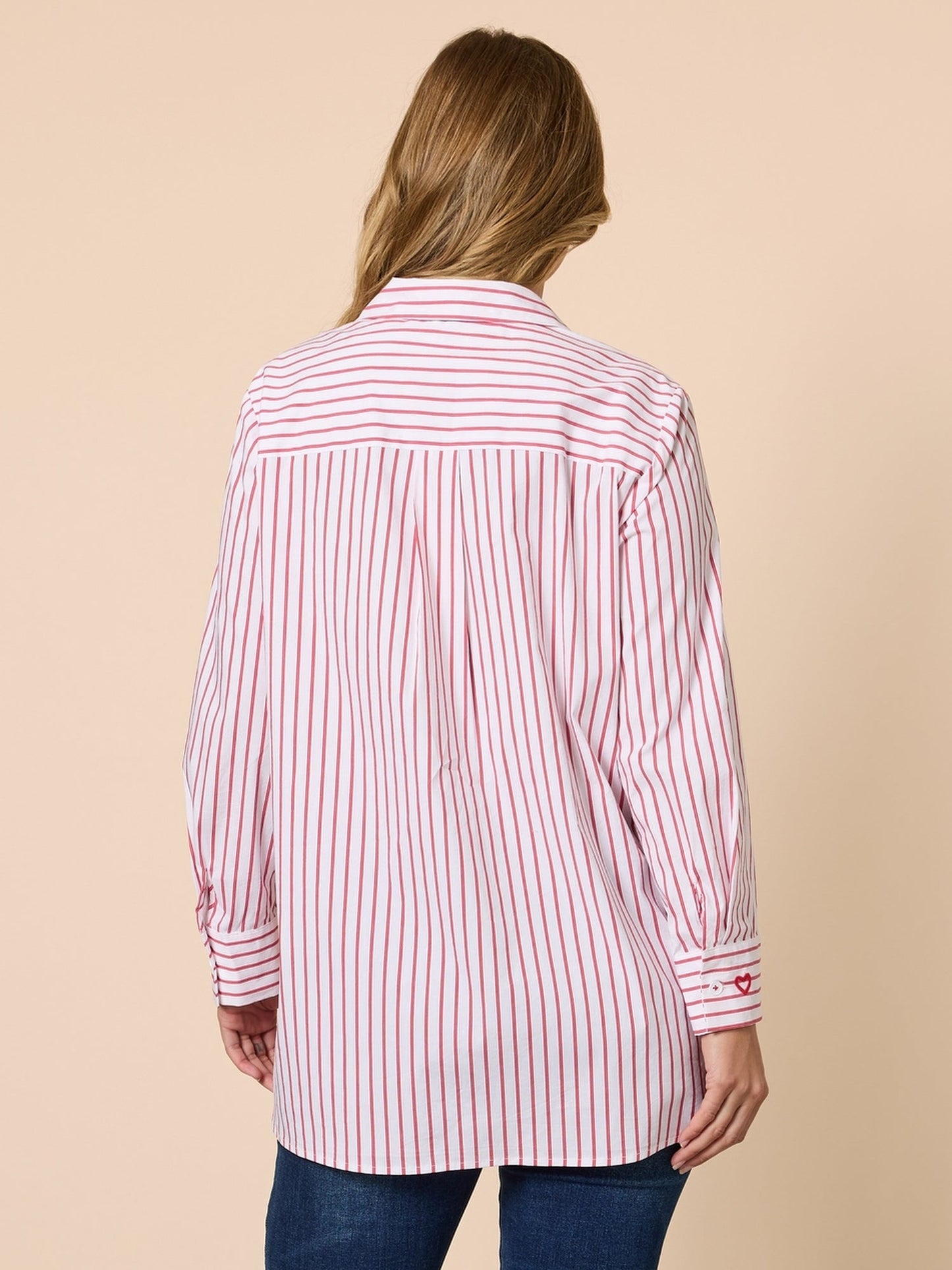 Threadz Off the Cuff Shirt (Red/White)