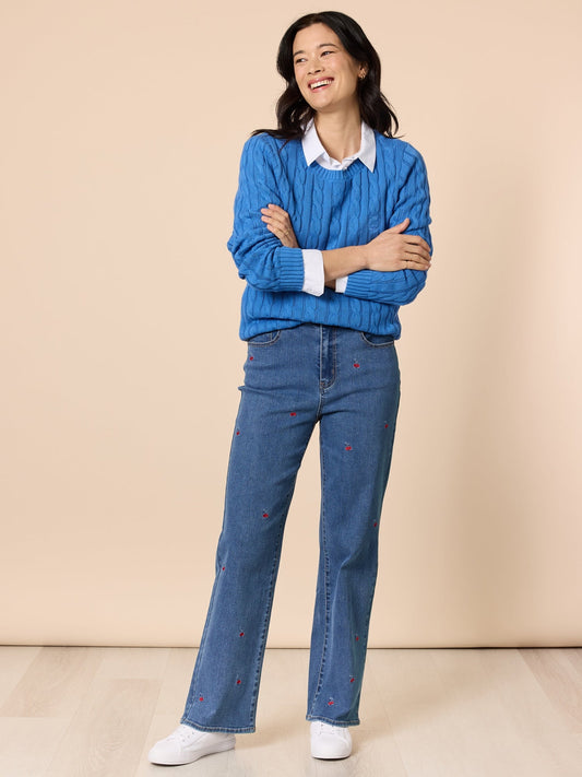 Gordon Smith Hampton Cable Jumper (Cobalt)