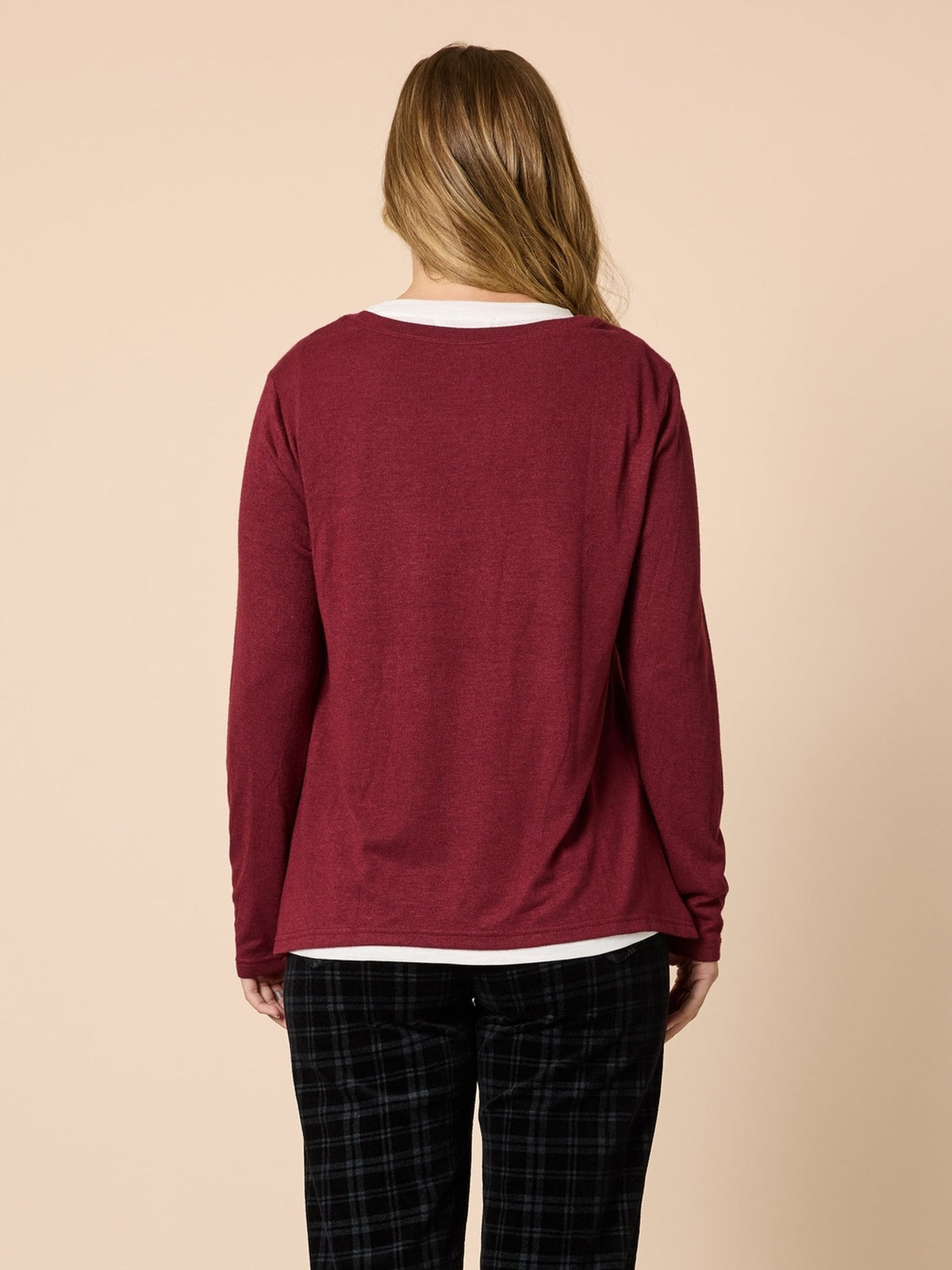 Threadz Alicia 2 in 1 Top (Shiraz)