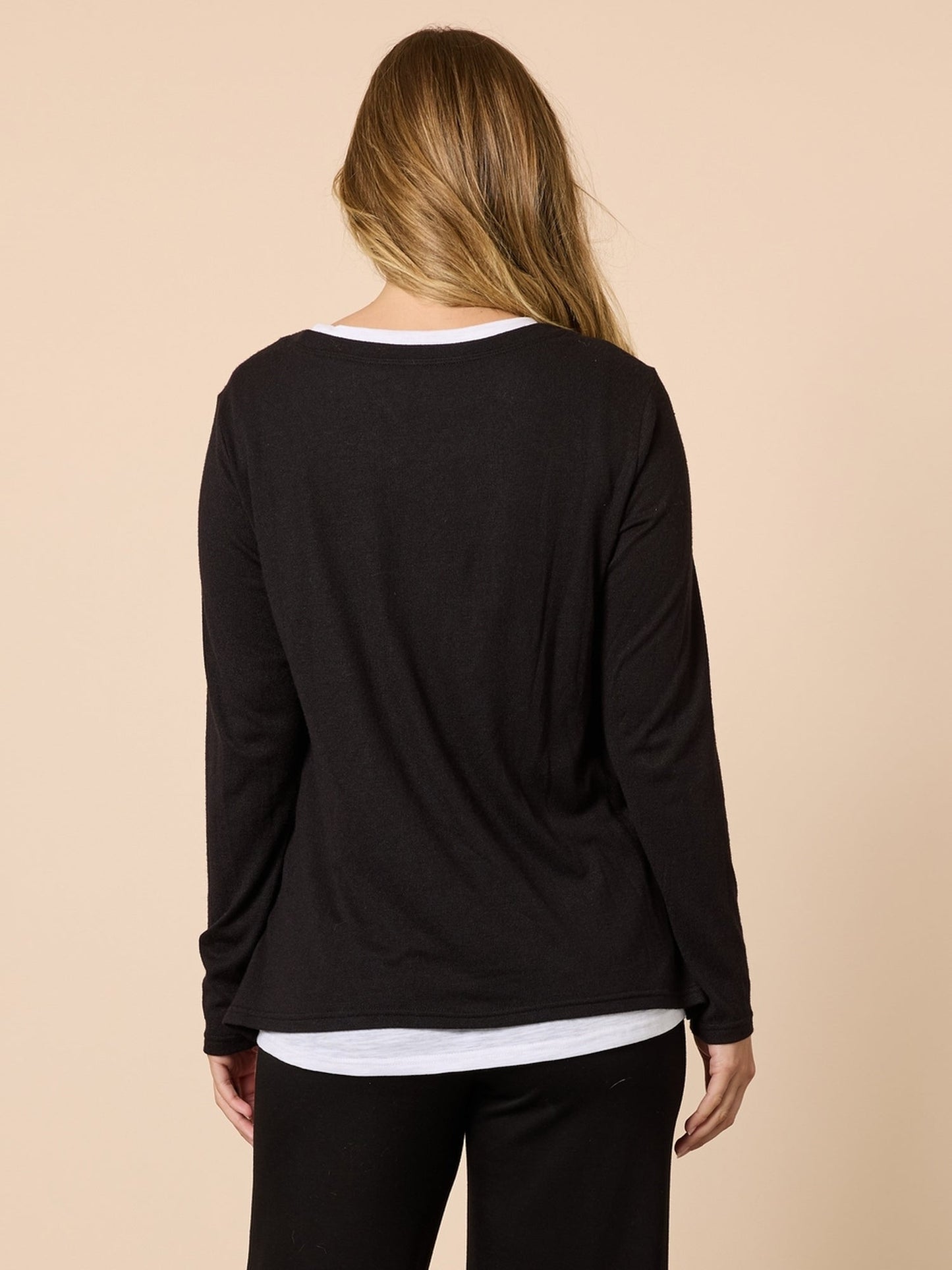 Threadz Alicia 2 in 1 Top (Black)