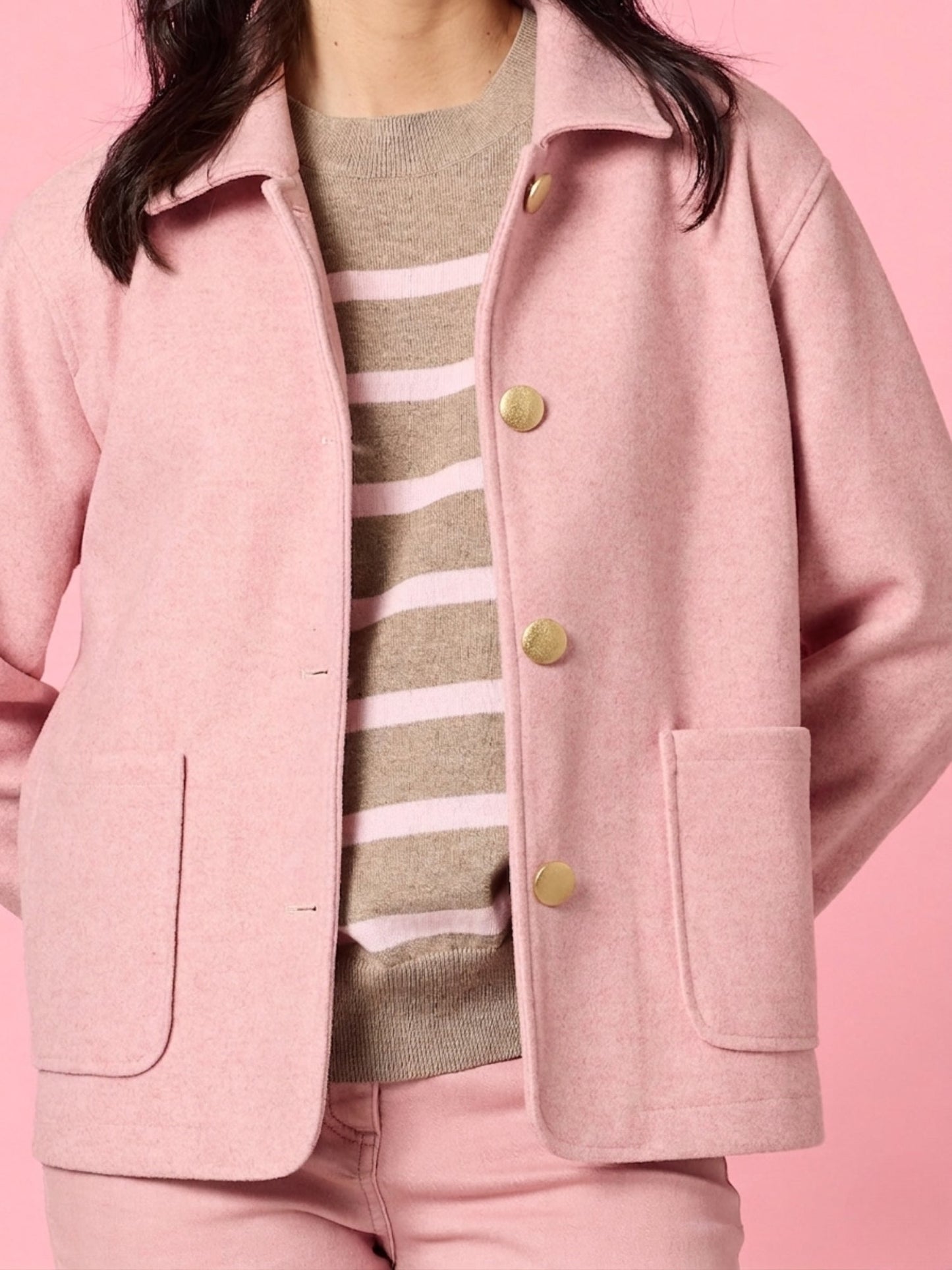 Gordon Smith Montana Car Coat (Blush)