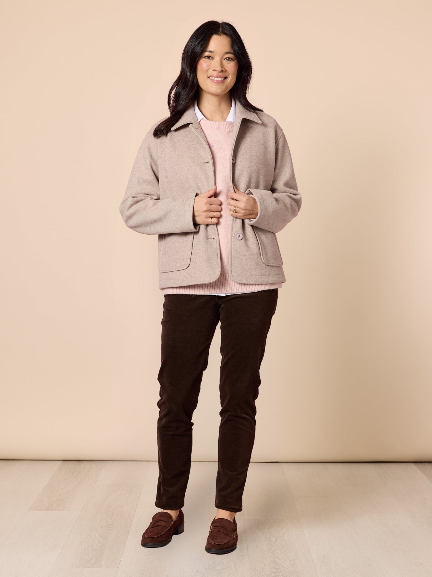 Gordon Smith Harper Slim Leg Cord Pant (Coffee)