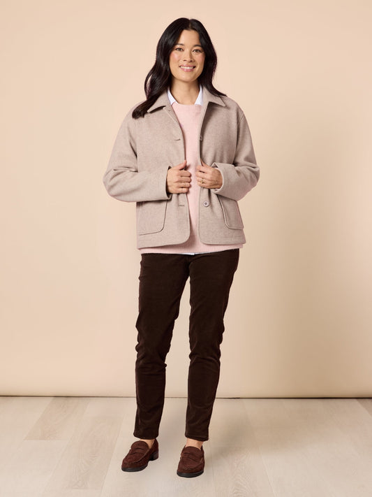 Gordon Smith Harper Slim Leg Cord Pant (Coffee)