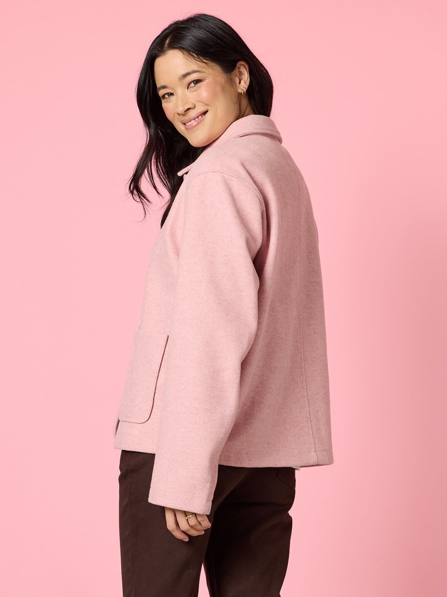 Gordon Smith Montana Car Coat (Blush)