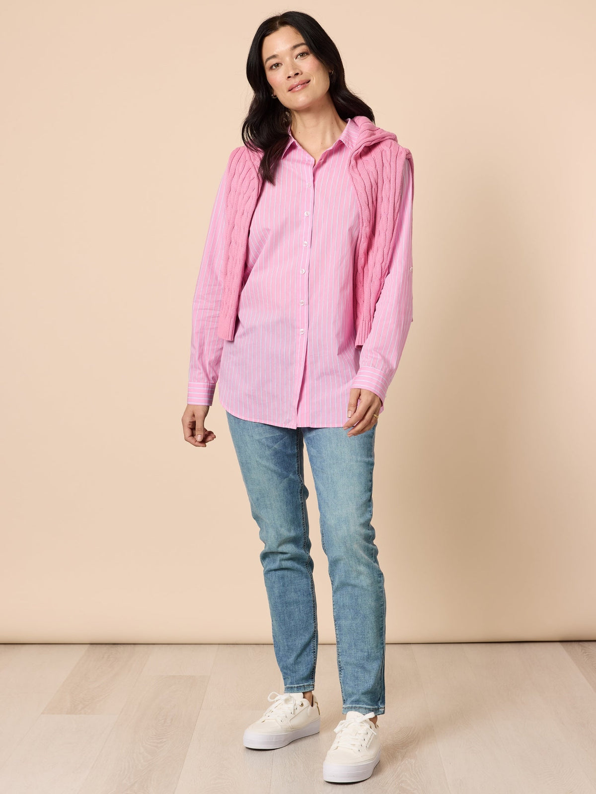 Gordon Smith Savannah Stripe Shirt (Pink)