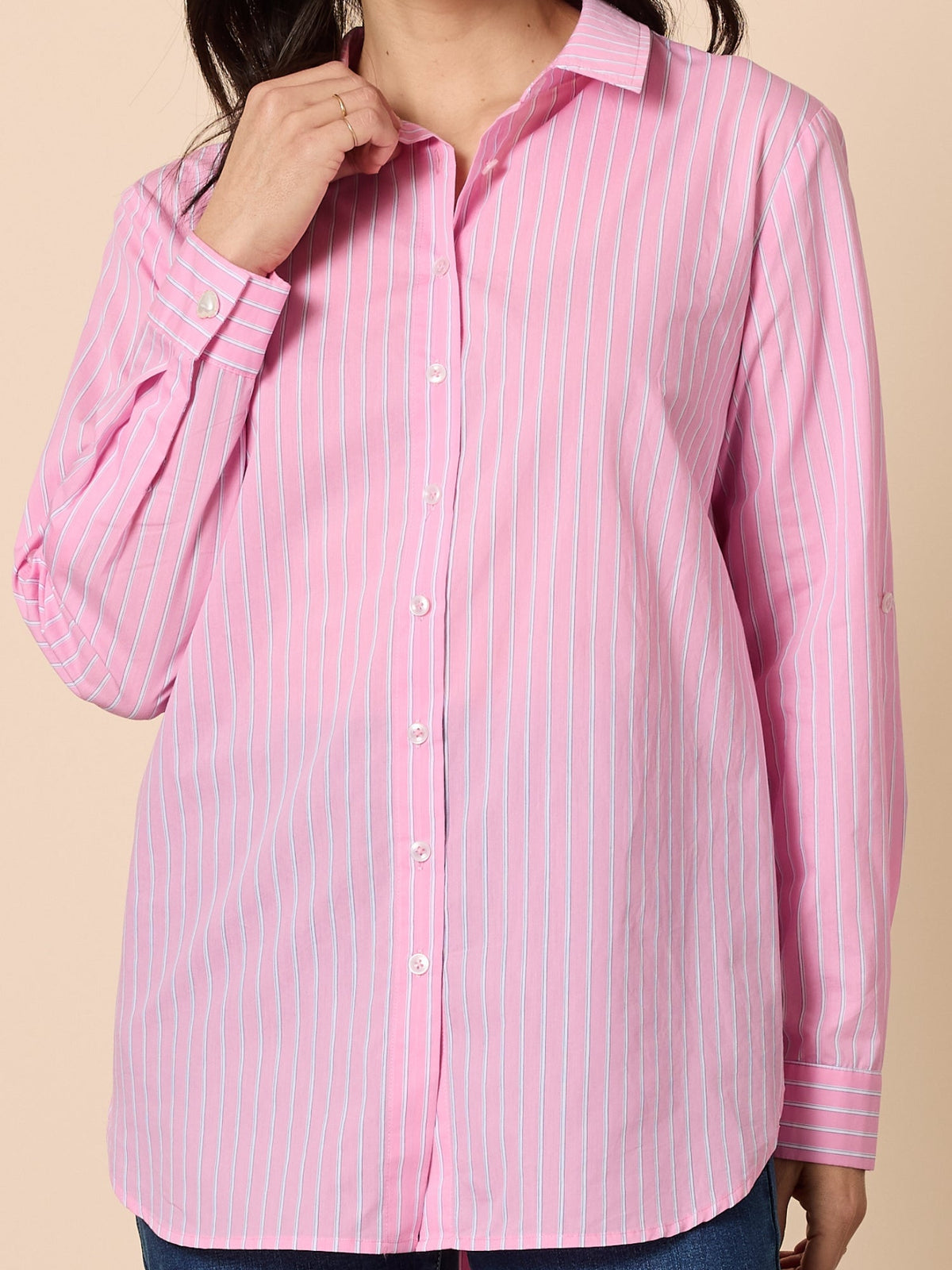 Gordon Smith Savannah Stripe Shirt (Pink)