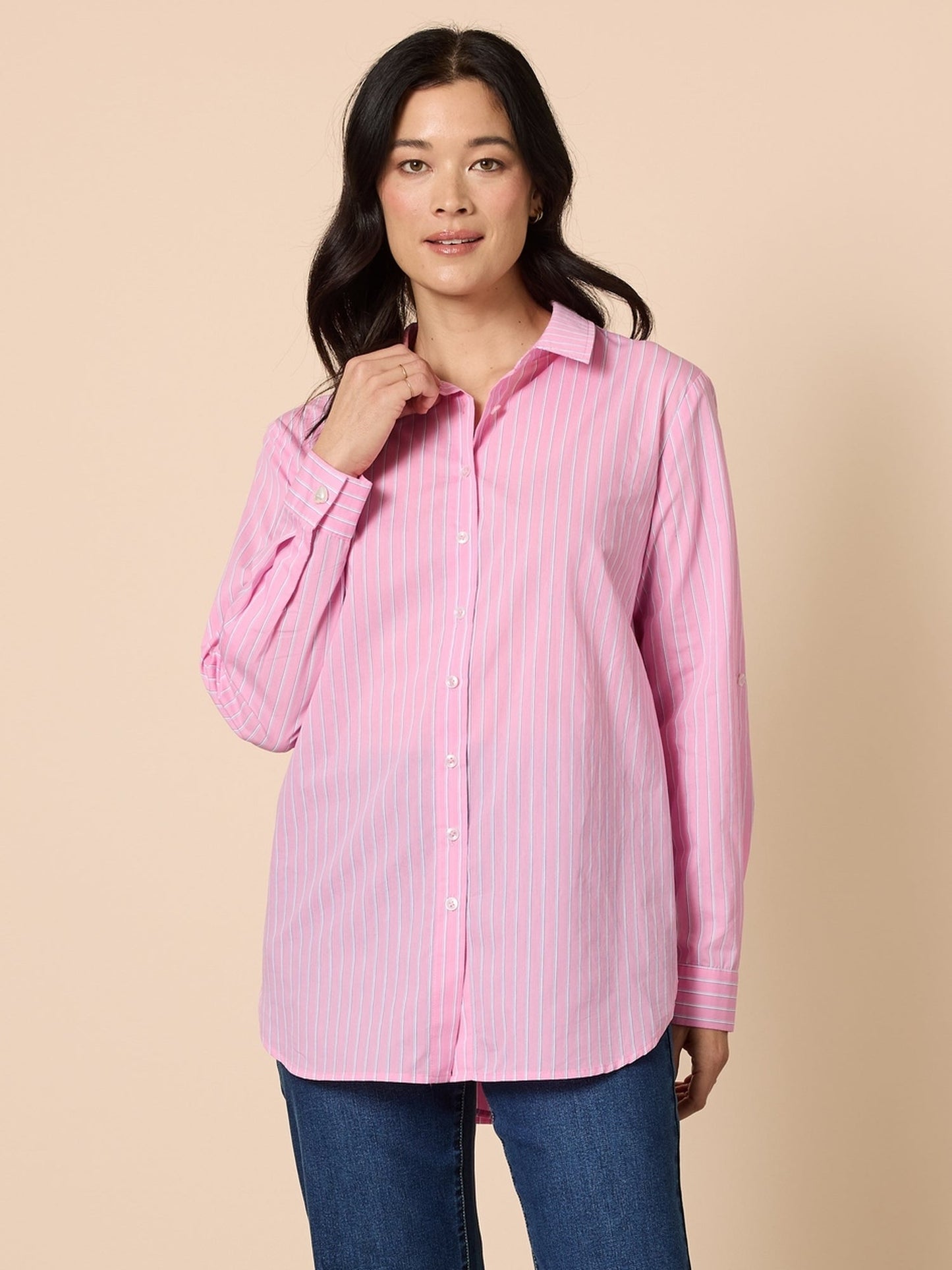 Gordon Smith Savannah Stripe Shirt (Pink)