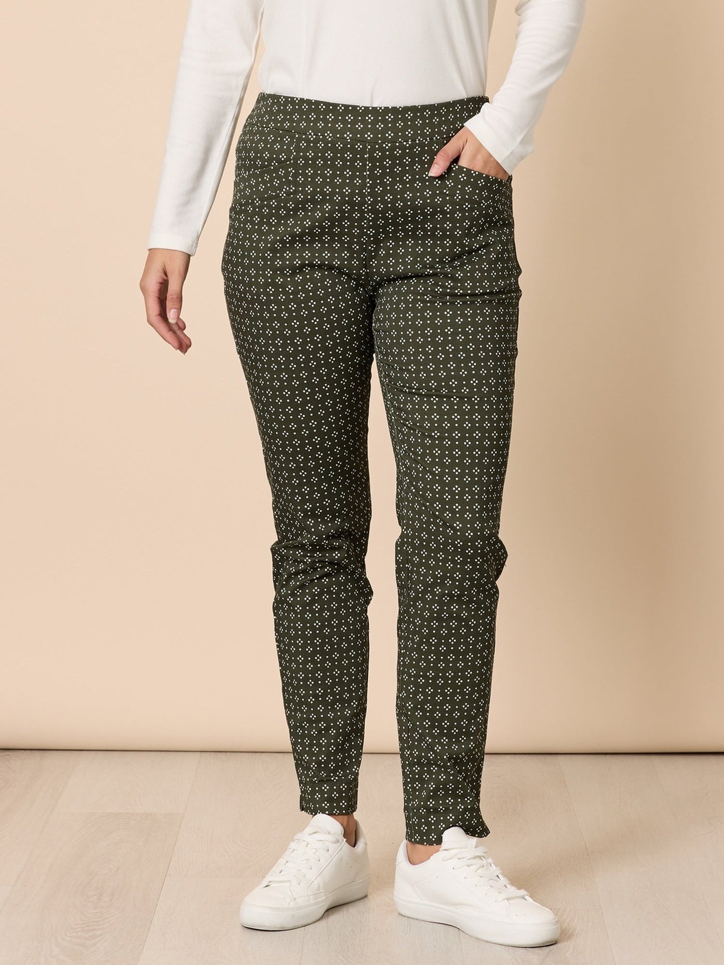 Gordon Smith Kelly Print Pant (Khaki)