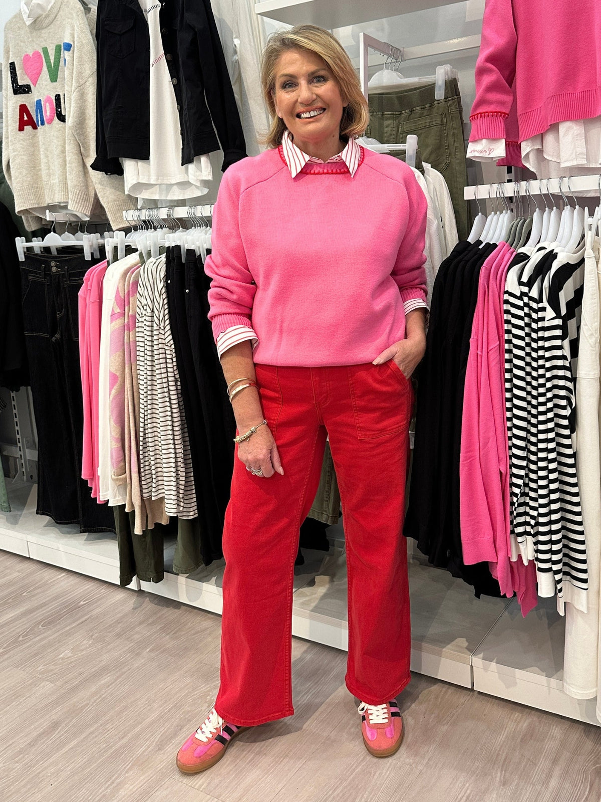 Threadz Be My Valentine Knit (Hot Pink)