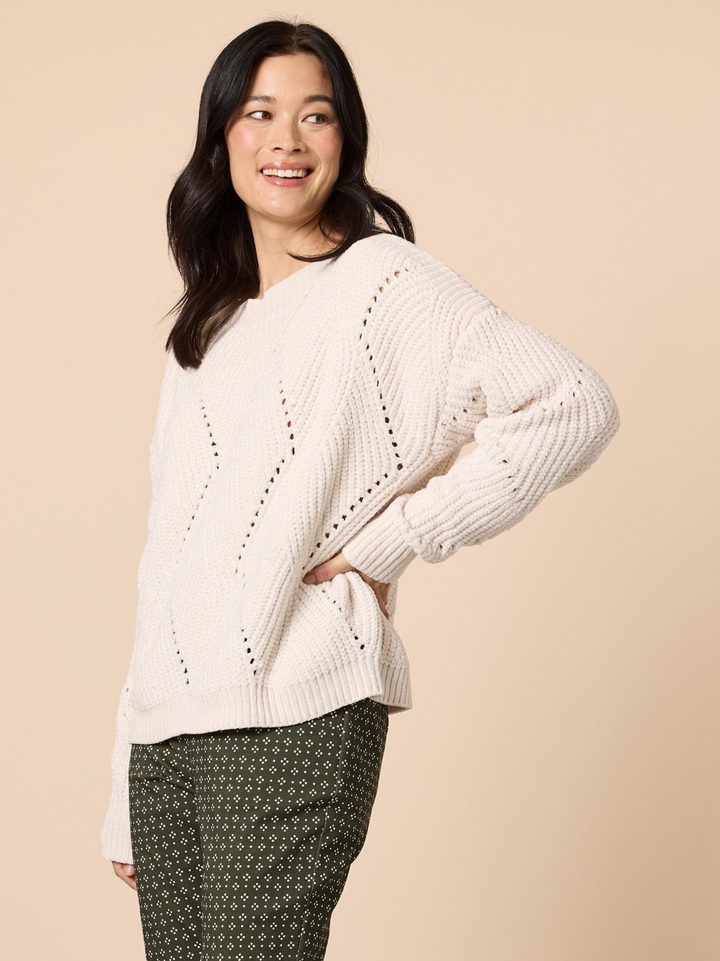 Gordon Smith Tenille Knit (Ivory)