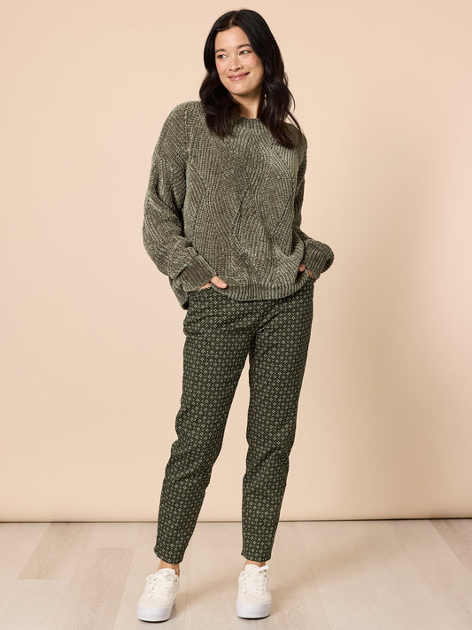 Gordon Smith Kelly Print Pant (Khaki)