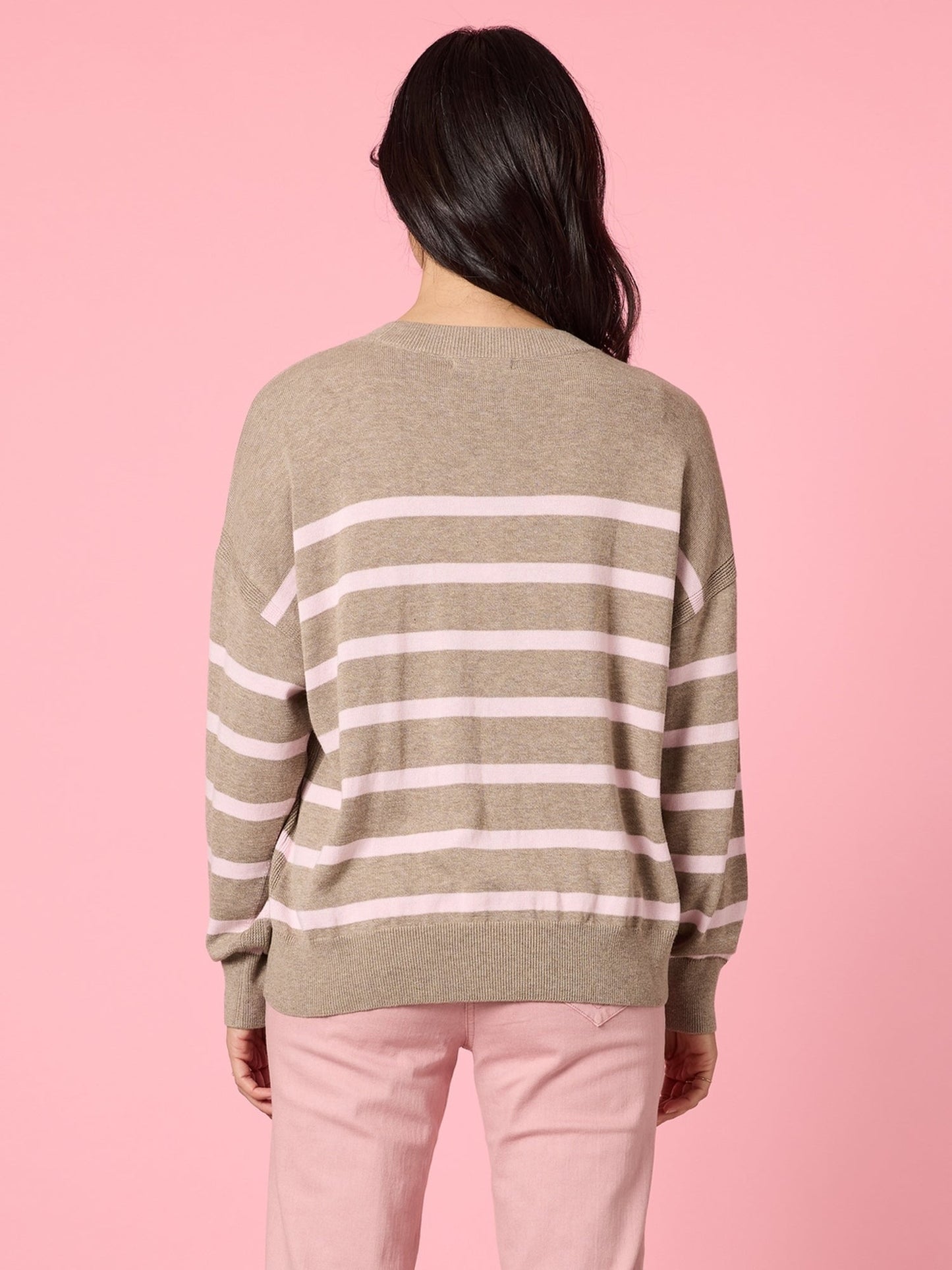 Gordon Smith Idaho Stripe Knit (Natural Blush)