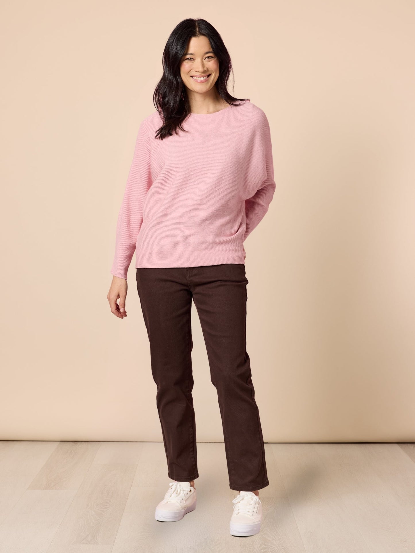 Gordon Smith Billie Ribbed Knit (Blush)