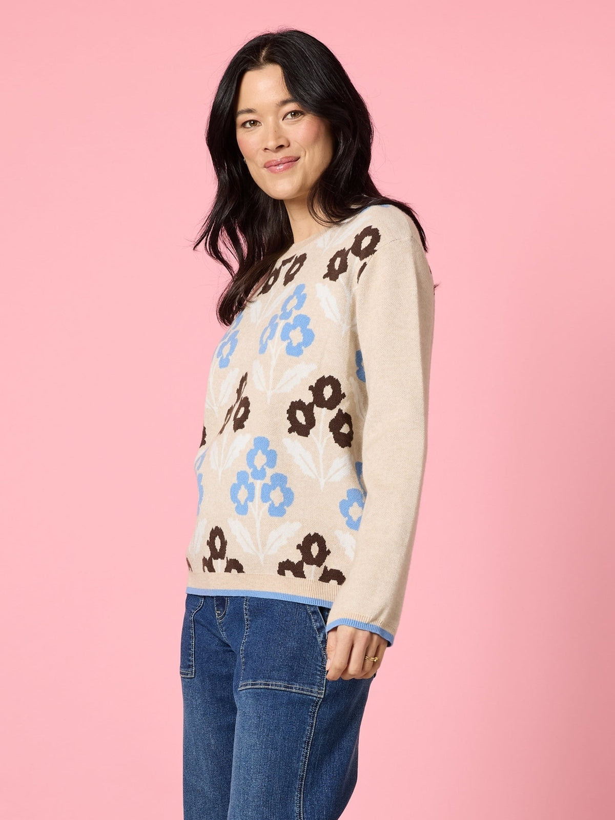 Gordon Smith Vermont Knit Jumper (Natural Multi)