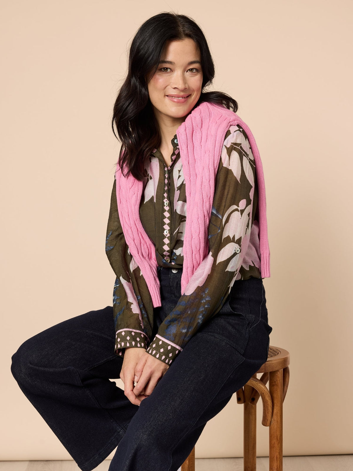 Gordon Smith Colorado Print Shirt (Khaki Multi)