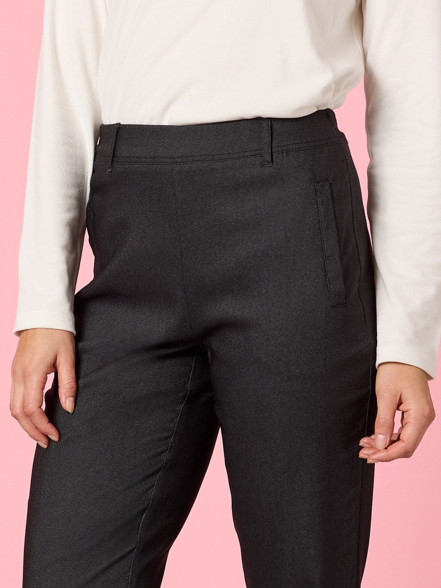 Threadz Evie Stretch Pant (Charcoal)