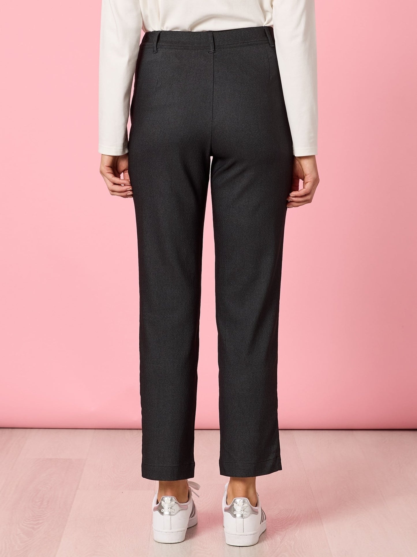 Threadz Evie Stretch Pant (Charcoal)