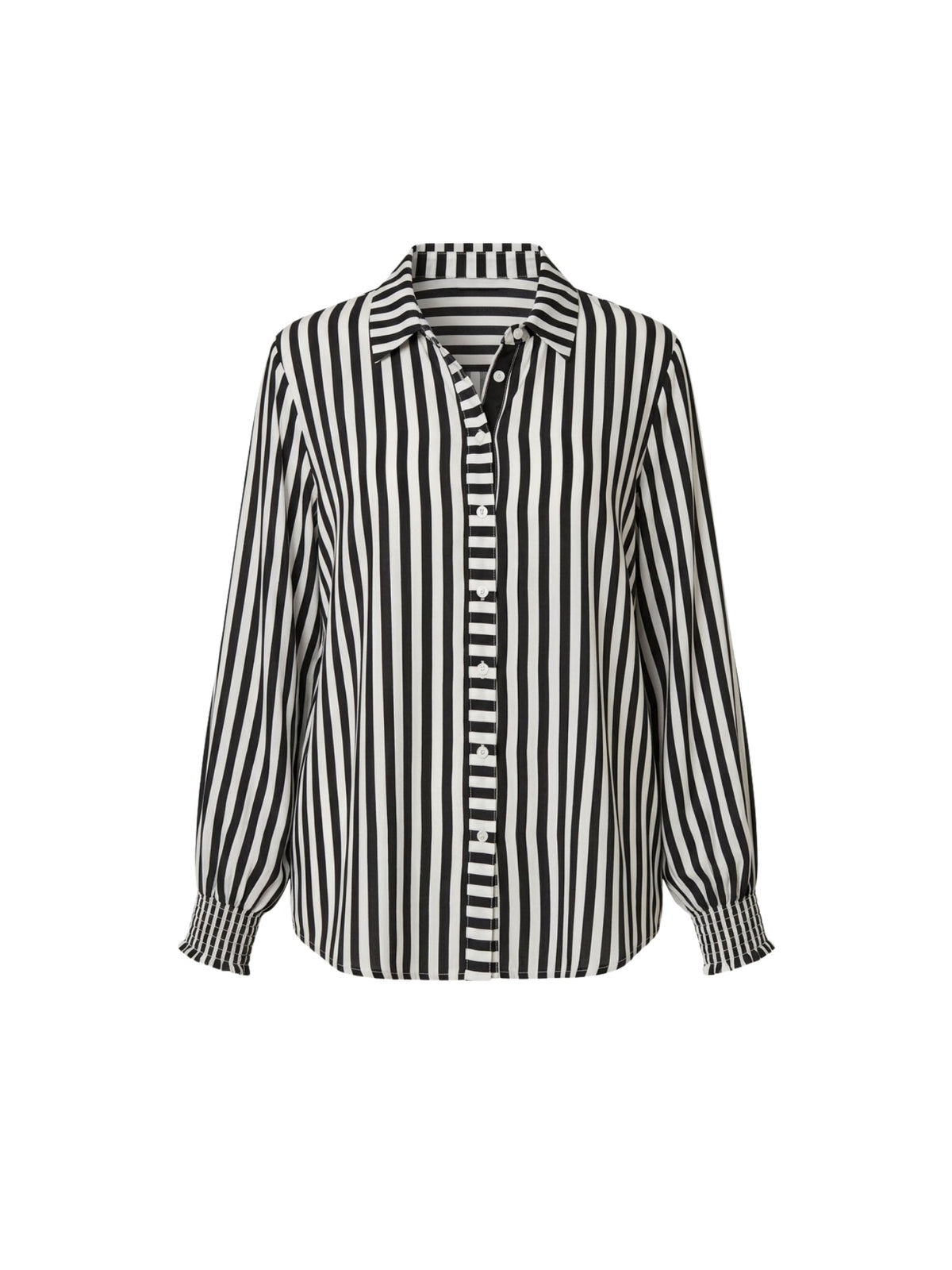 Threadz Amour Stripe Shirt (Black/White)