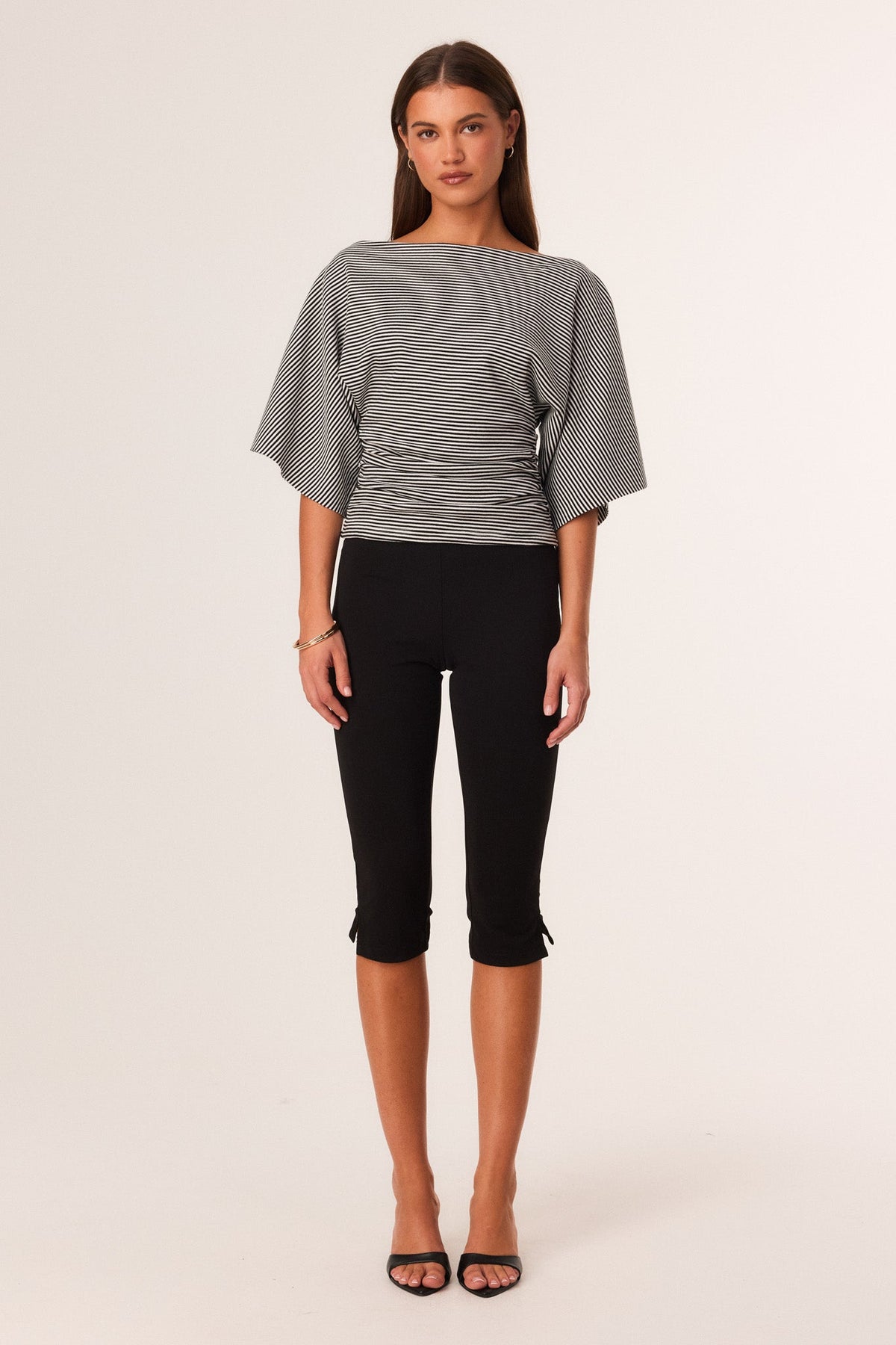 SNDYS SASSA TOP (Black Stripe)
