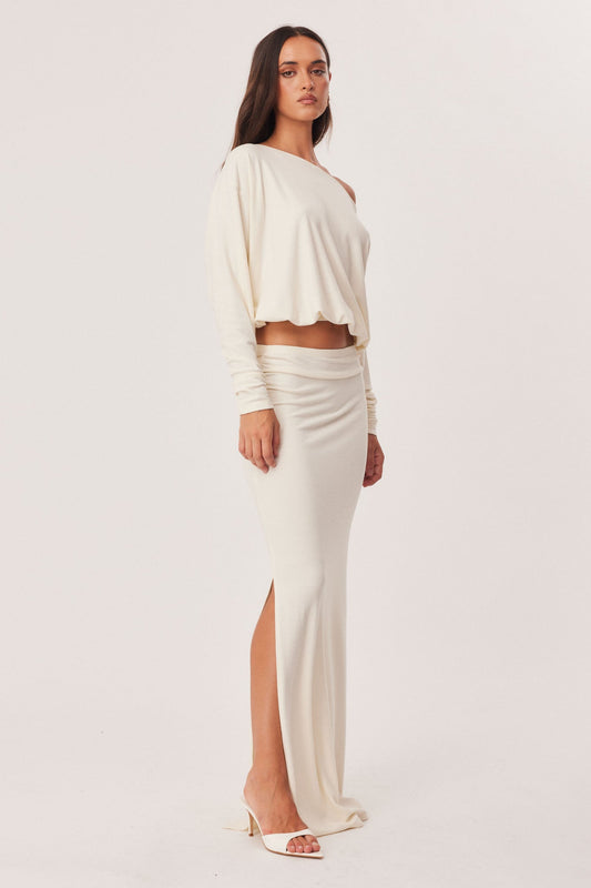 SNDYS AINARA MAXI SKIRT (Cream)