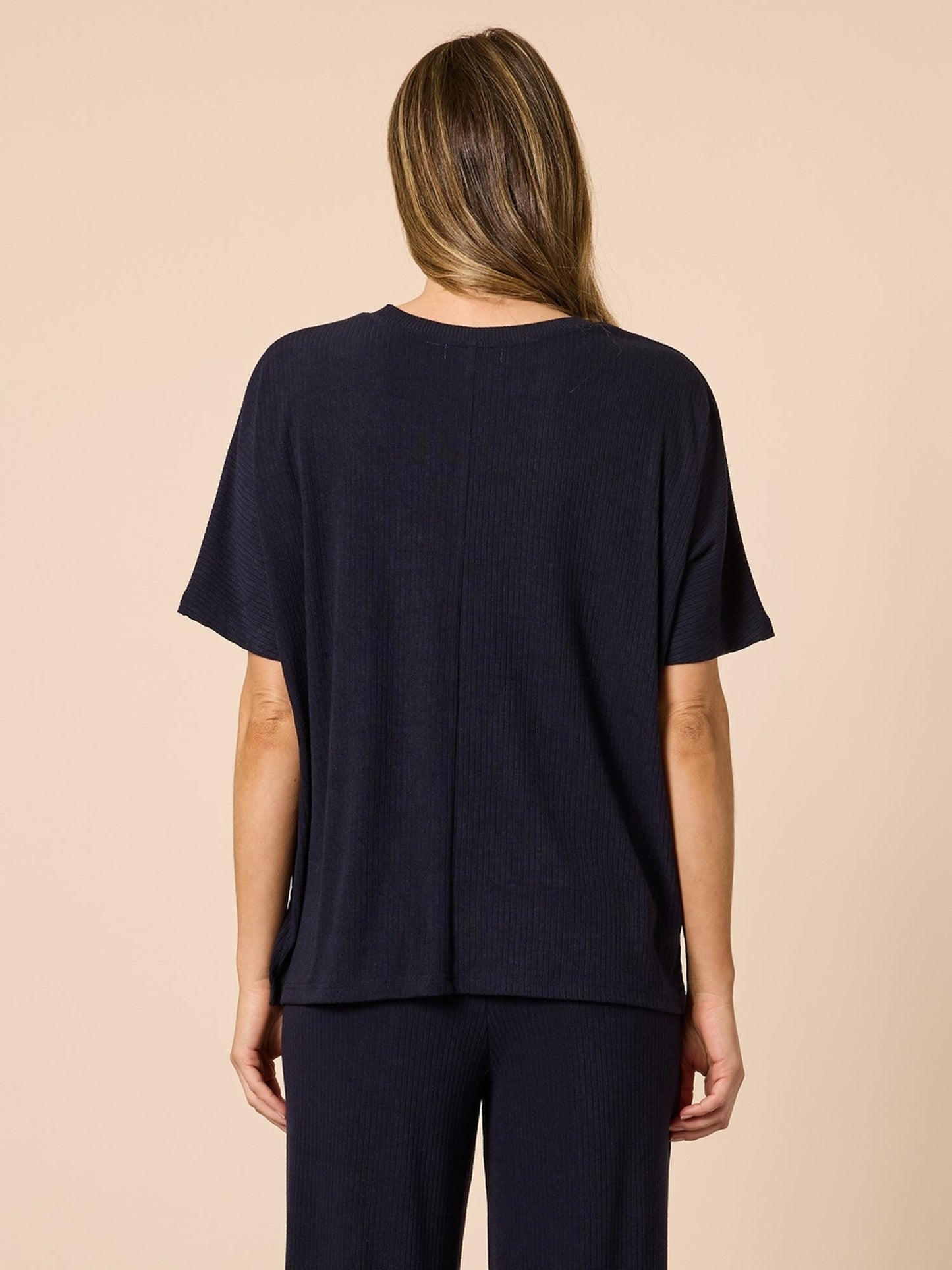Clarity Le Lounge Top (Navy)