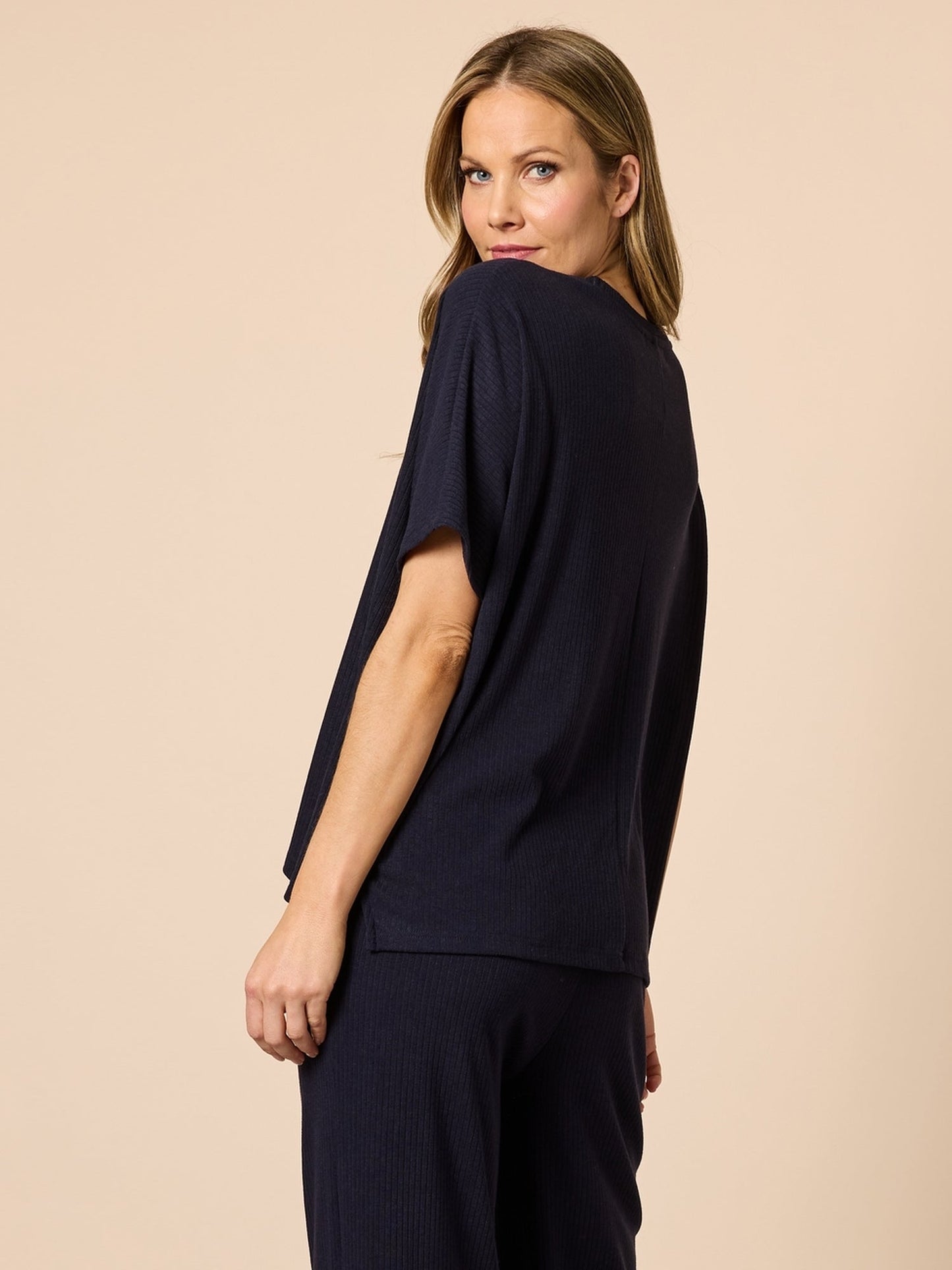 Clarity Le Lounge Top (Navy)