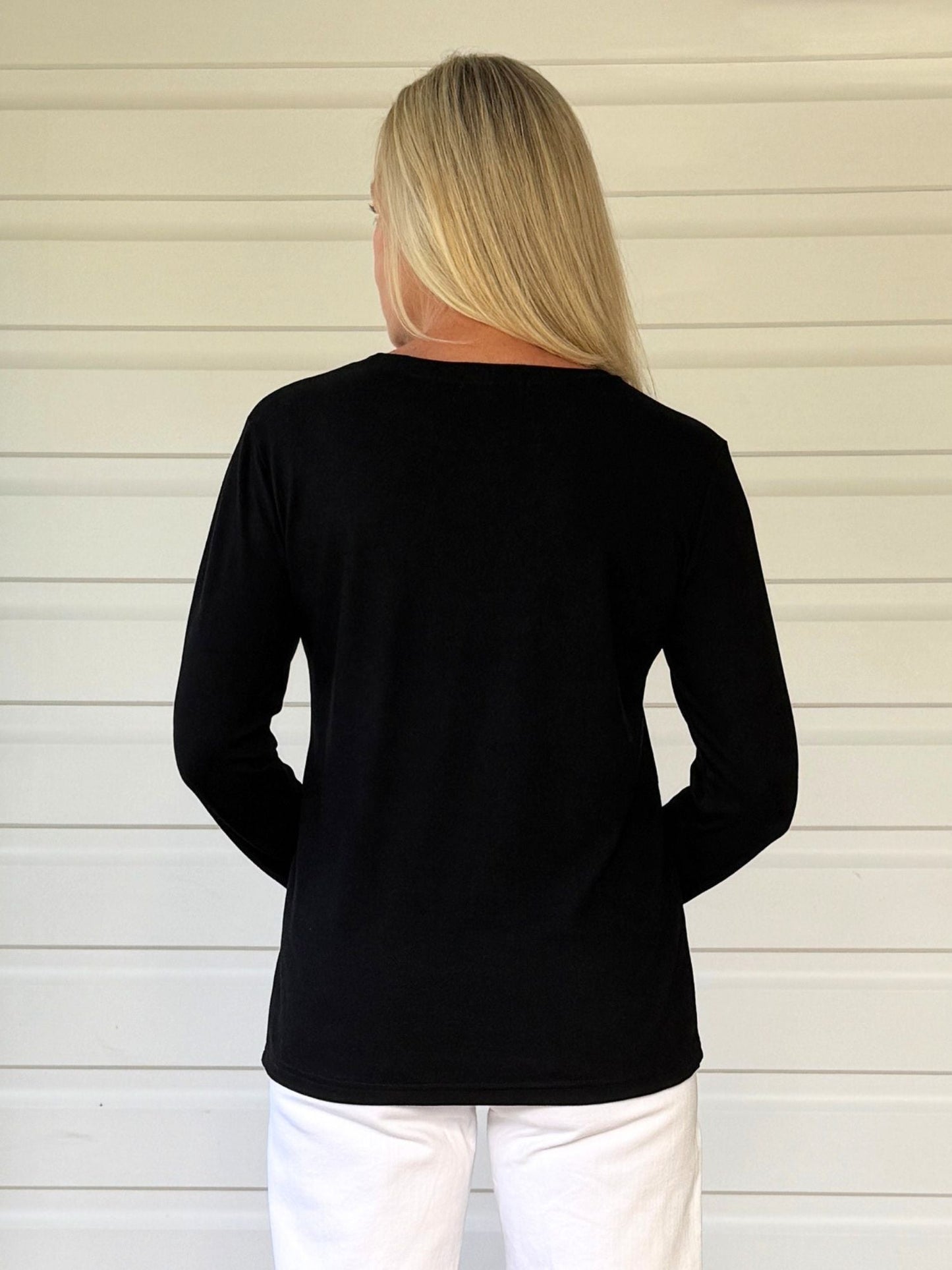 Gordon Smith Brushed Cotton Crew Neck Tee (Black)