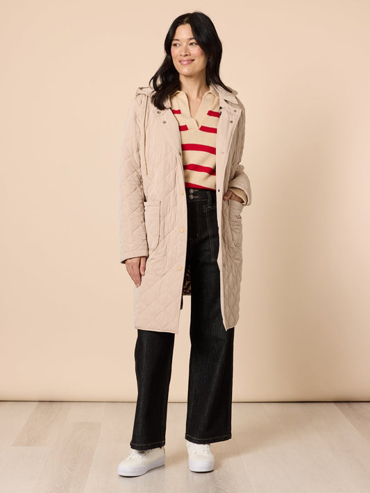 Gordon Smith Montrose Stripe Knit (Natural Red)
