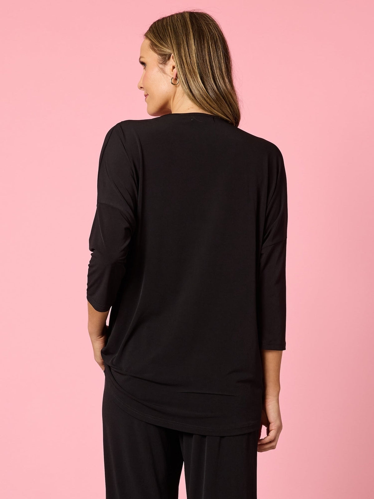Clarity Travellers Pleat Top (Black)