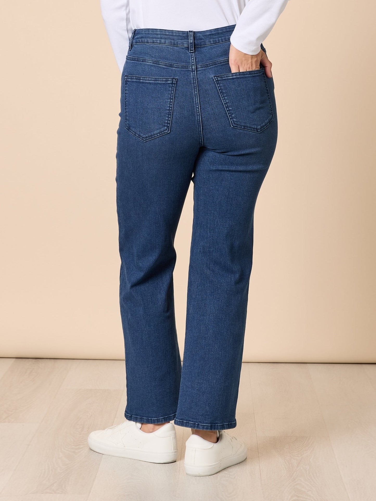 Gordon Smith Hollywood Embroidered Star Straight Leg Jean (Denim)
