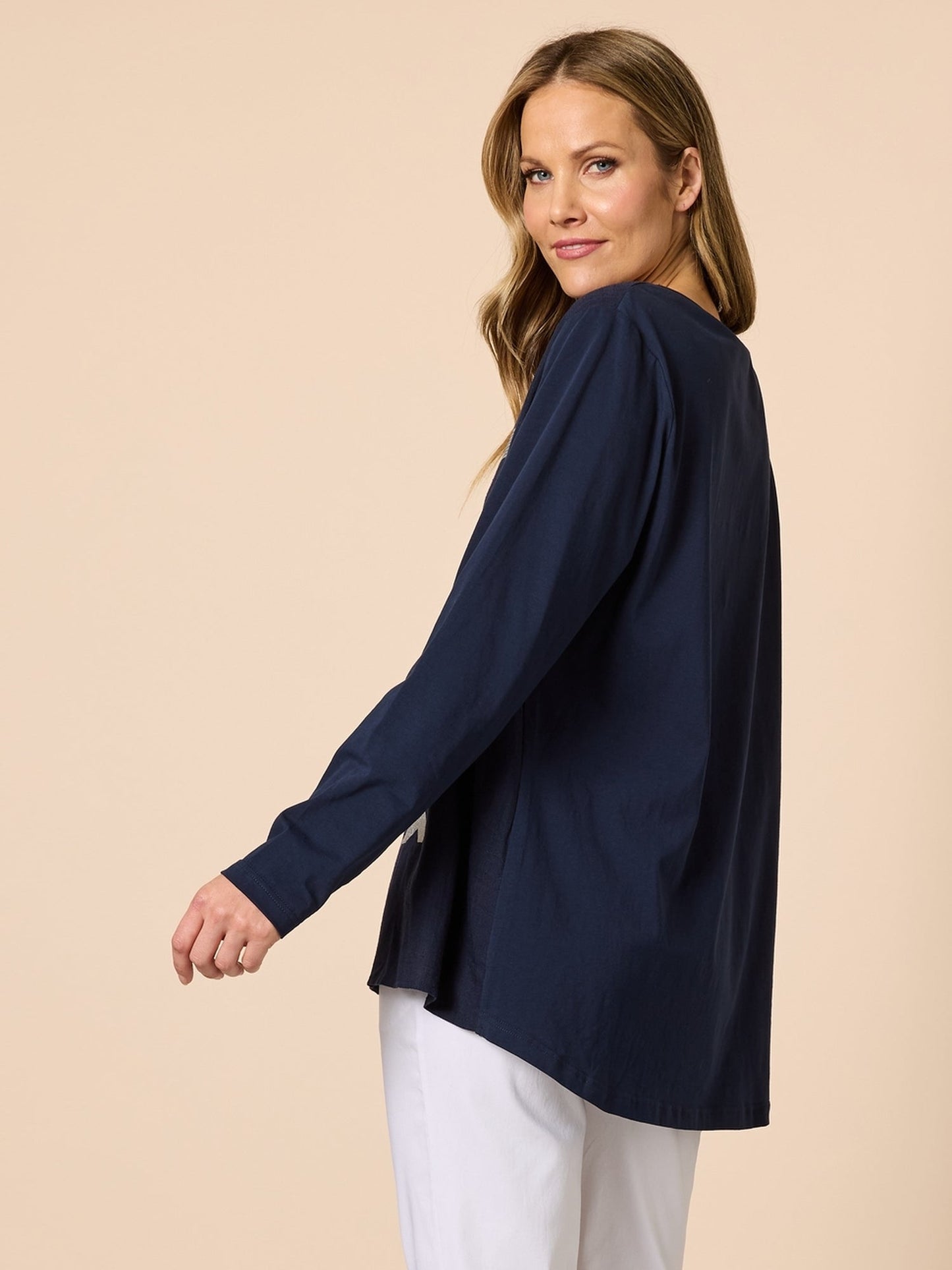 Clarity Lulu Top (Navy)