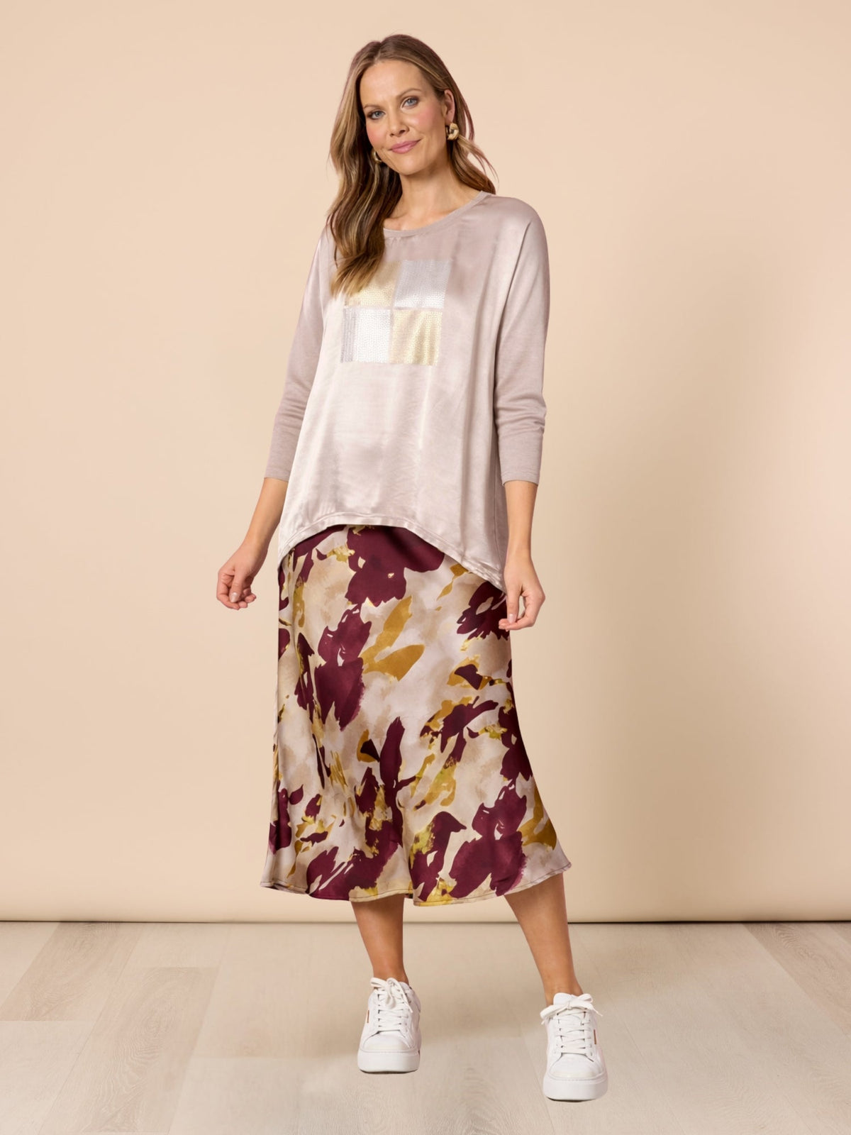 Hammock & Vine Opera Sequin Top (Champagne)