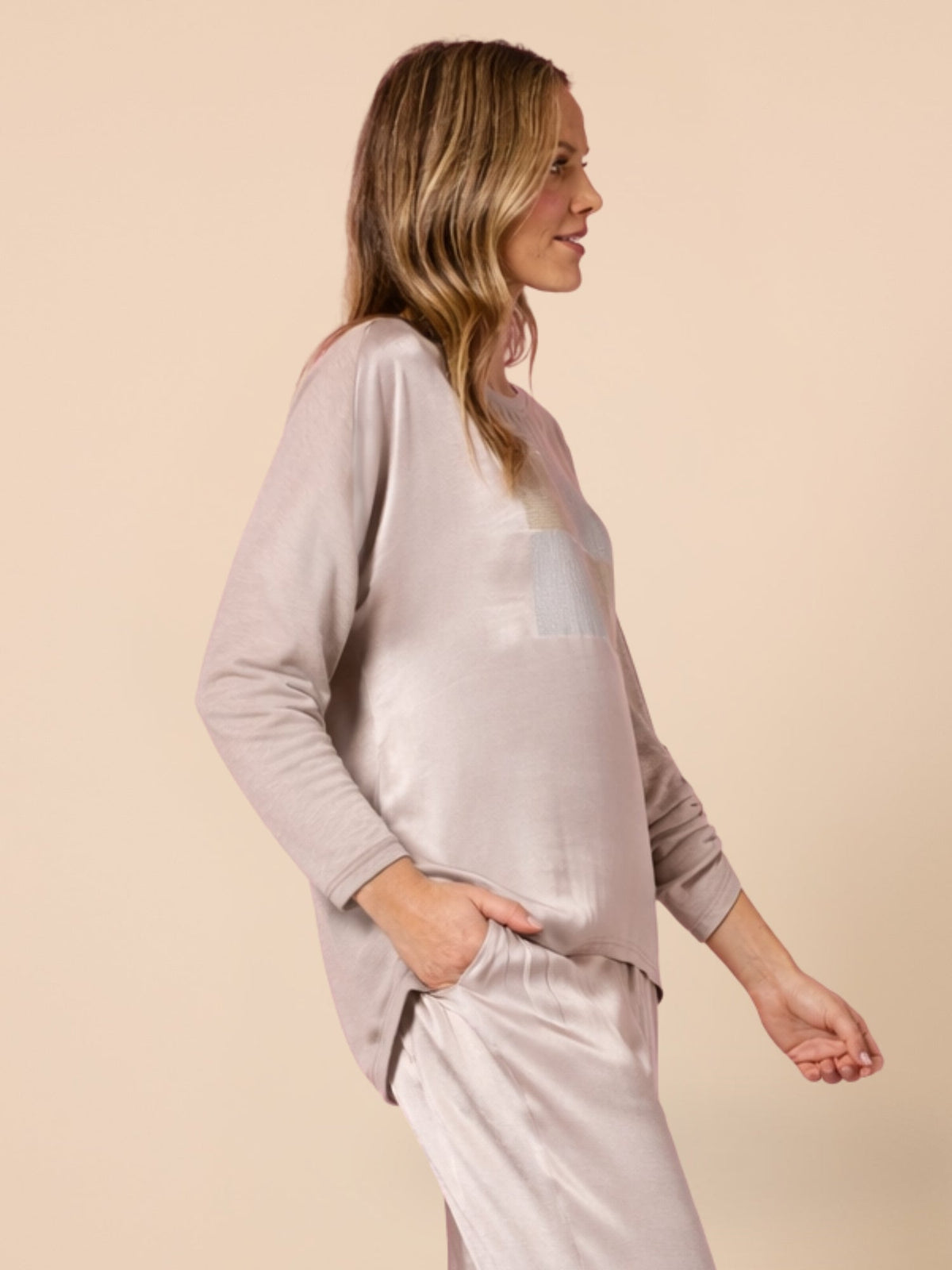 Hammock & Vine Opera Sequin Top (Champagne)