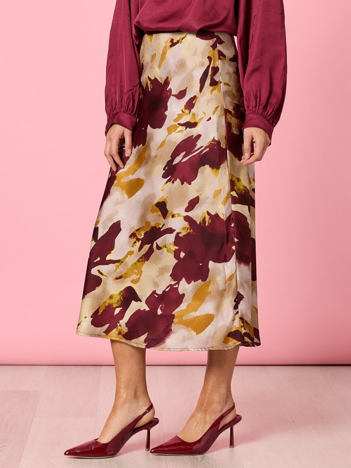 Hammock & Vine Verona Print Skirt (Shiraz Multi)