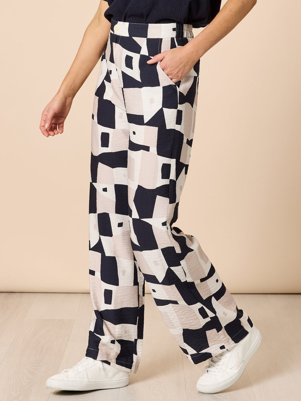 Clarity Rive Gauche Pant (Navy Multi)