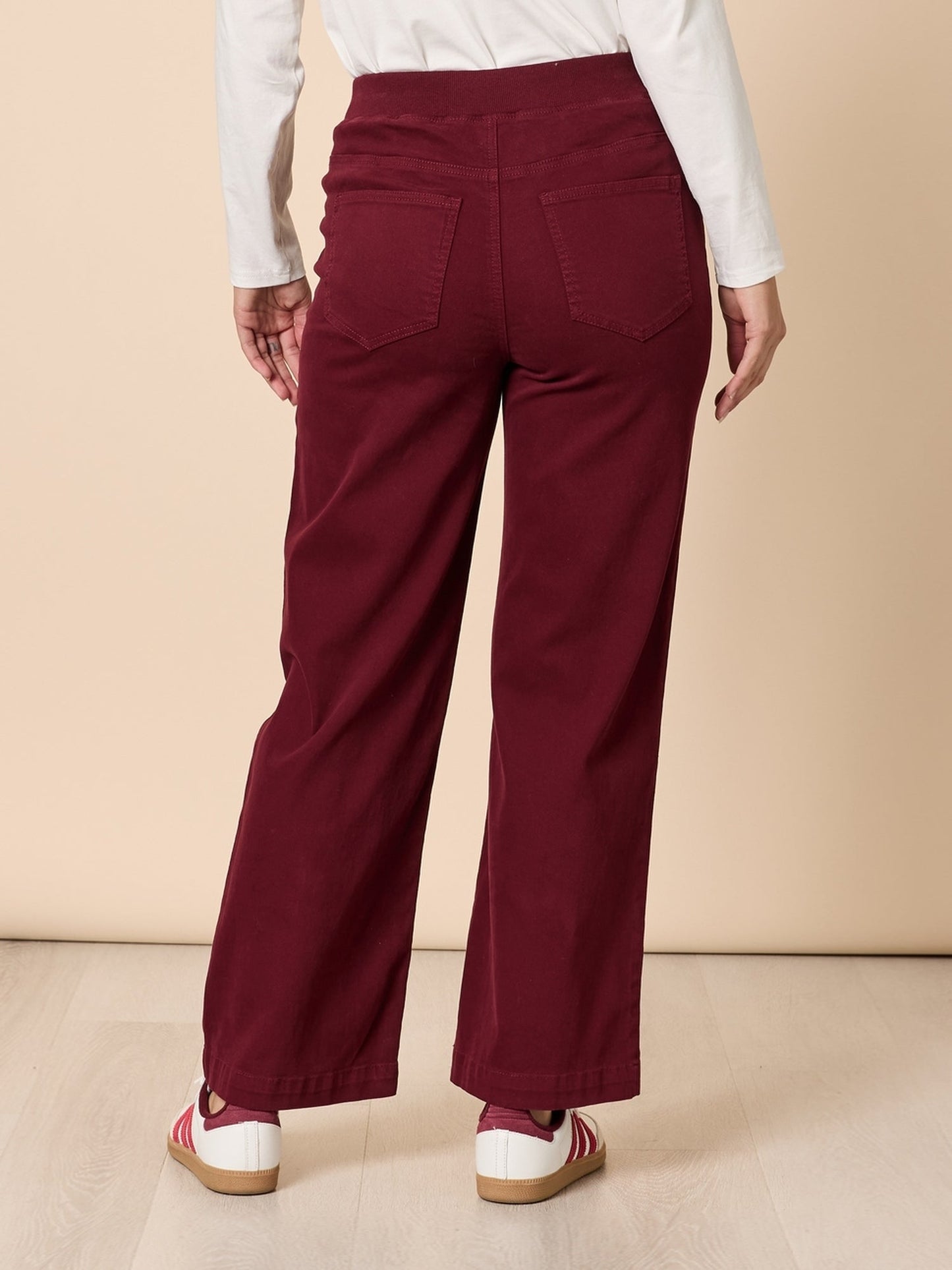 Threadz Carpenter Stretch Wide Leg Jean (Shiraz)