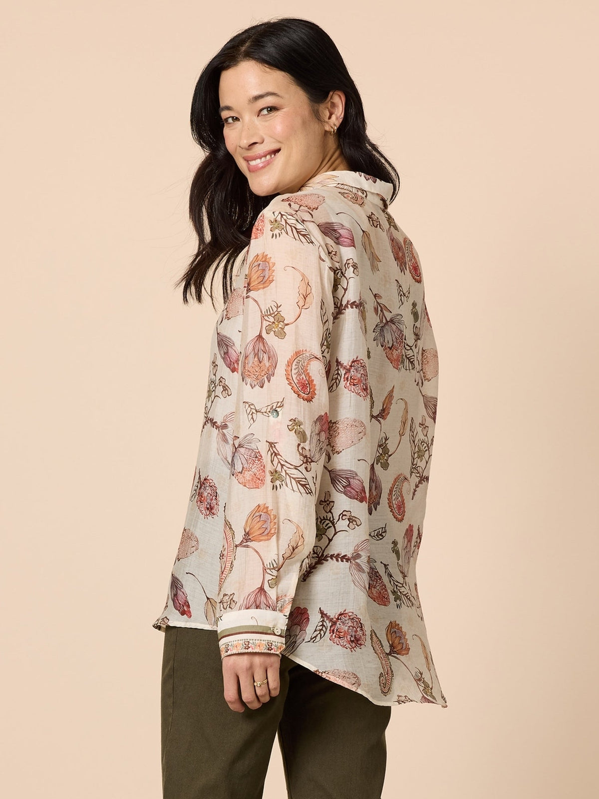 Gordon Smith Arizona Print Shirt (Natural Multi)