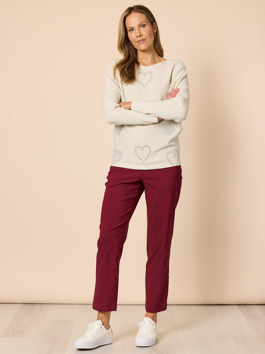 Threadz Evie Stretch Pant (Shiraz)