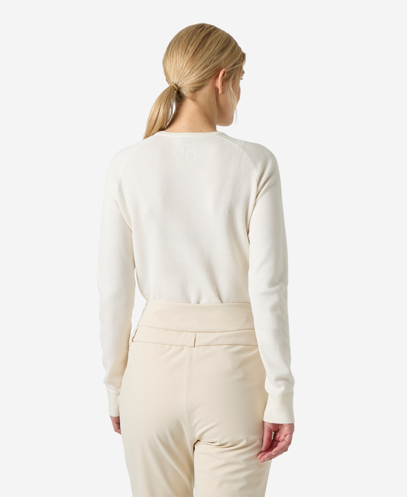 Helly Hansen W LIFA MERINO KNITEVO CREW (Snow)