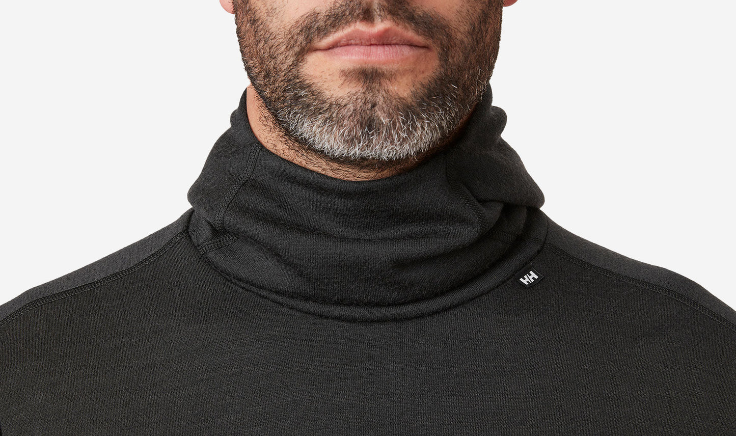 Helly Hansen LIFA MERINO MIDWEIGHT HOODIE (Black)