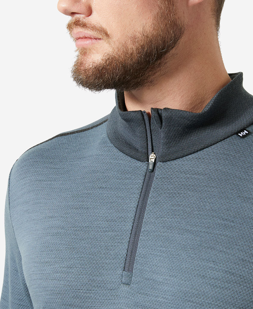 Helly Hansen LIFA MERINO MIDWEIGHT 1/2 ZIP (Washed Navy)