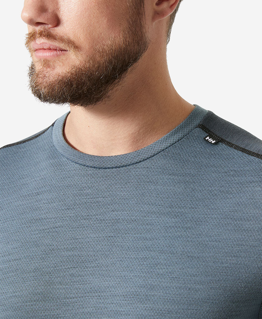 Helly Hansen LIFA MERINO MIDWEIGHT CREW (Washed Navy)