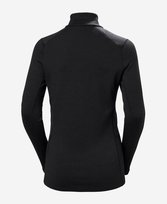 Helly Hansen W LIFA MERINO MIDWEIGHT 1/2 ZIP (Black)