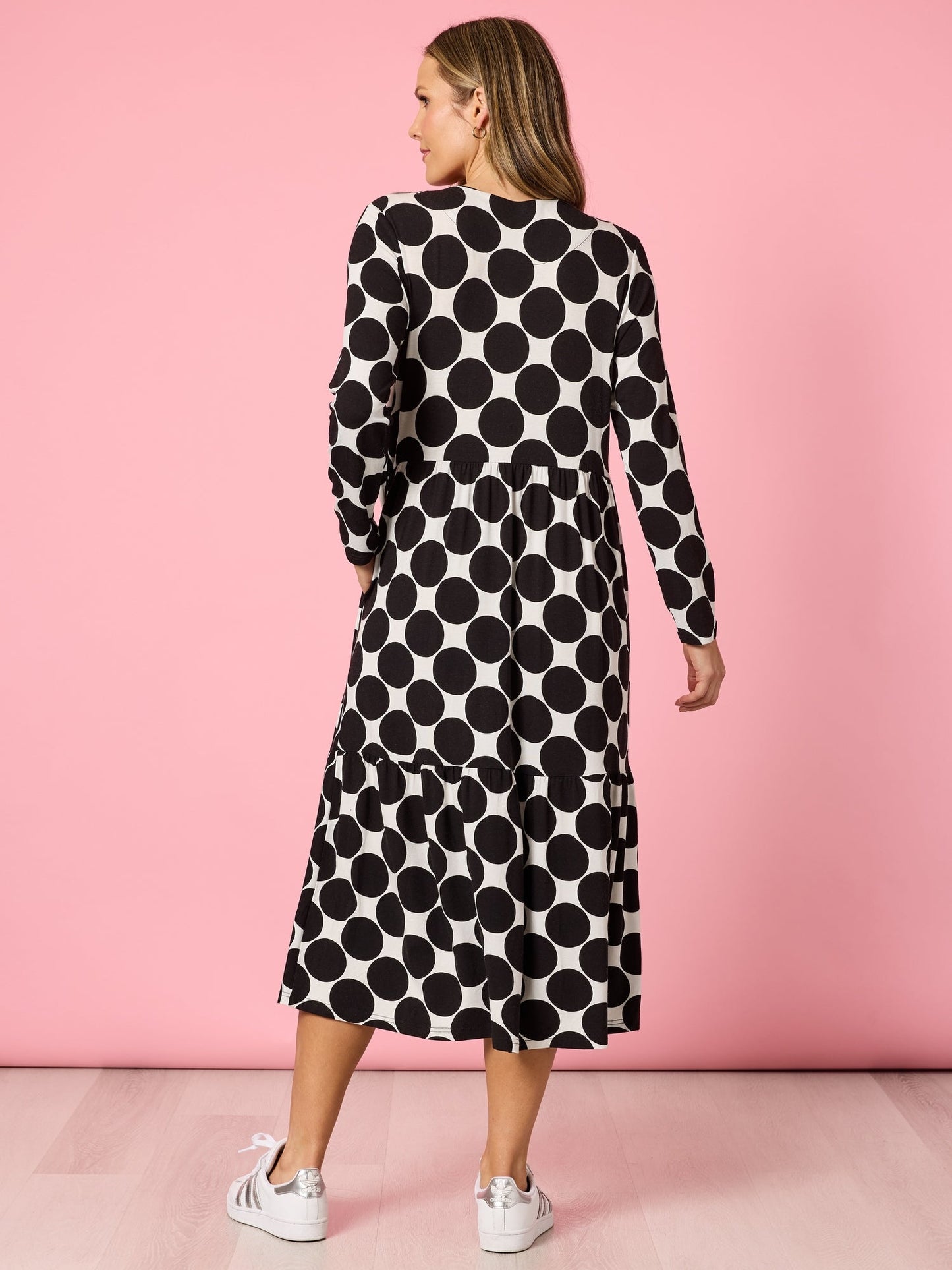 Clarity Tres Bien Dress (Black/White)