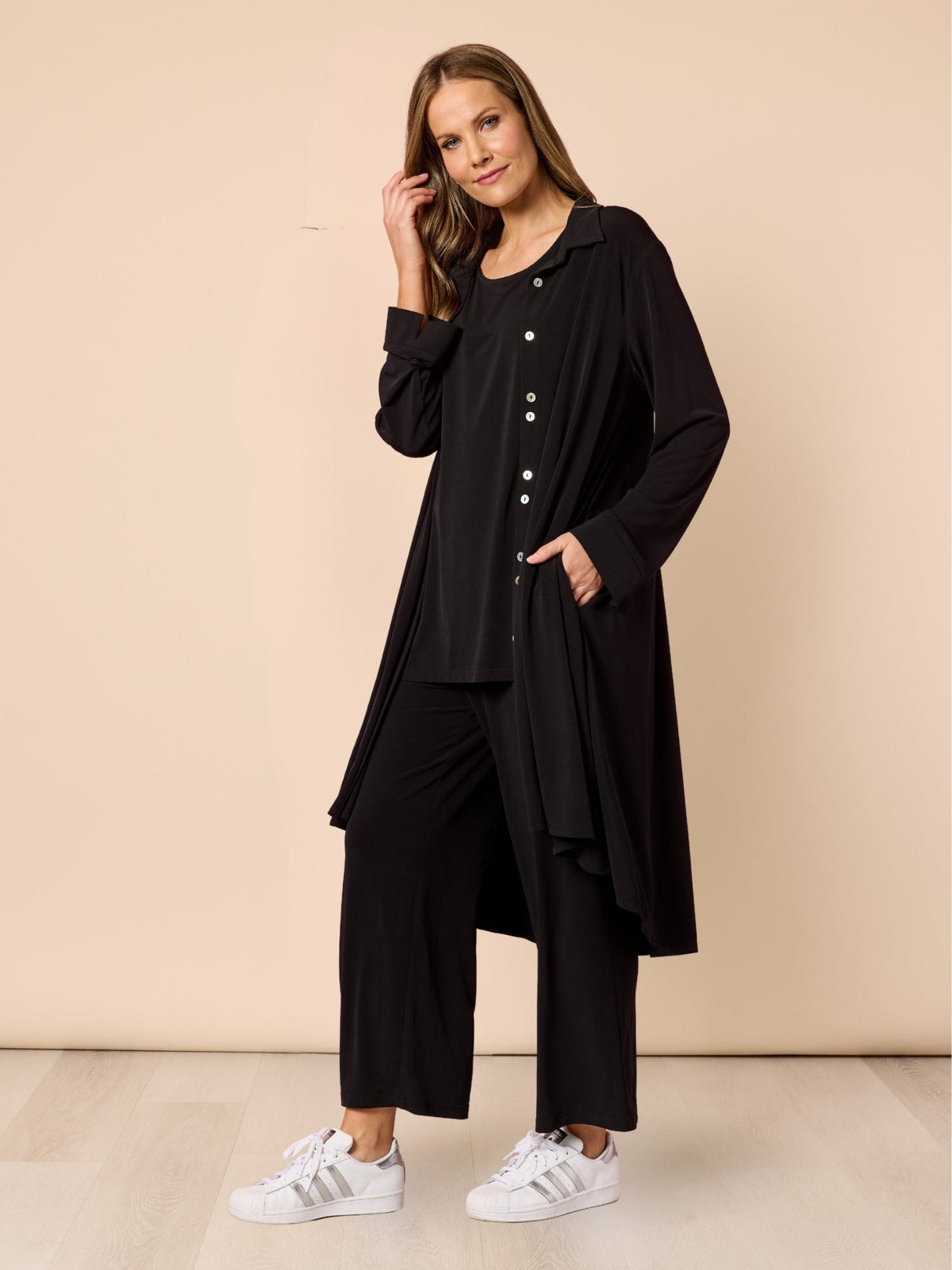 Clarity Traveller Cami Top (Black)