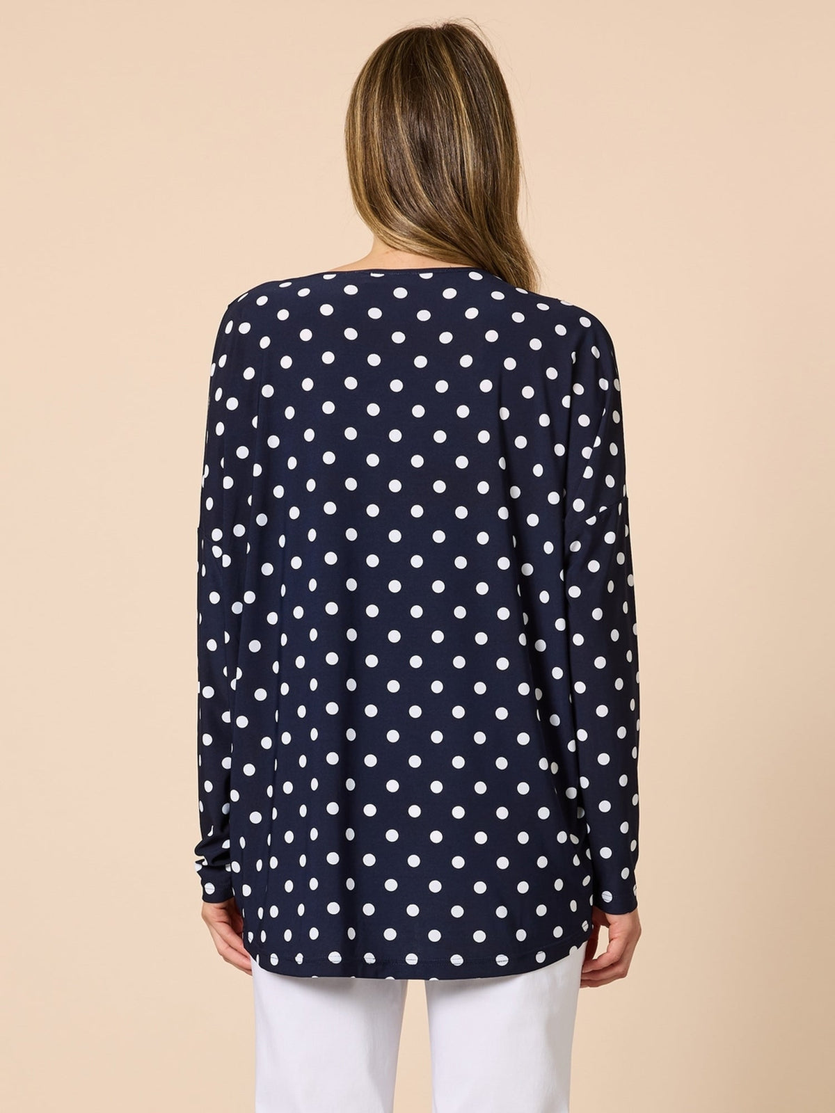 Clarity Le Spot Top (Navy/White)